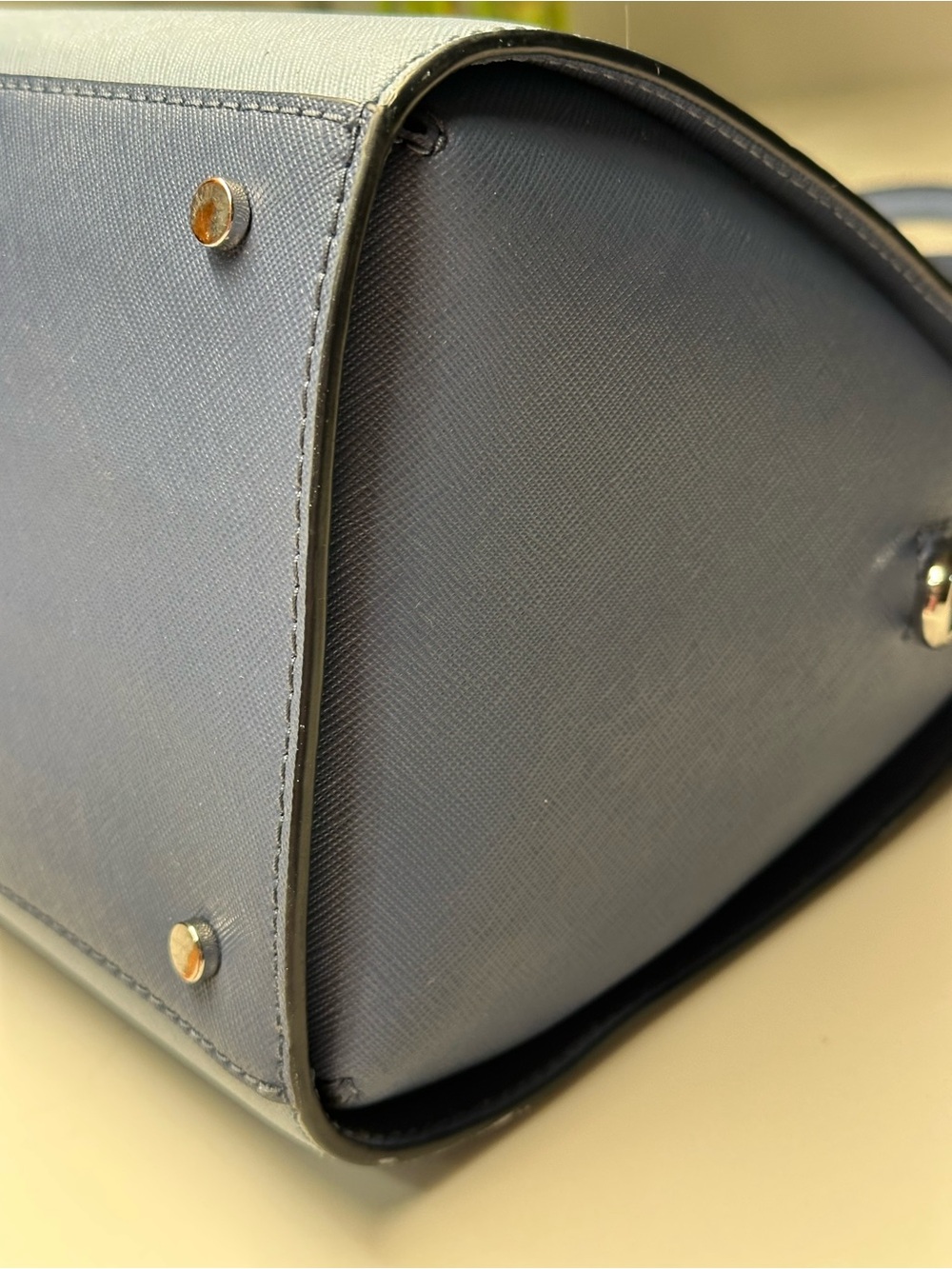 kate spade Light Blue Medium Dome Reiley Bag + KS Dust Bag - Picture 7 of 15